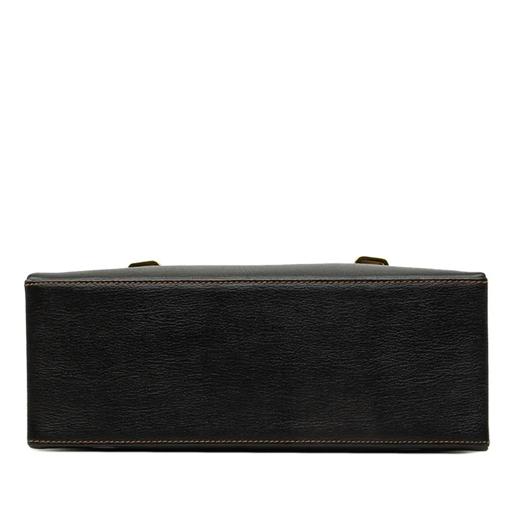 Loewe Bicolor Leather Velazquez Twist Shoulder Bag Black Leather Very good - Inside View