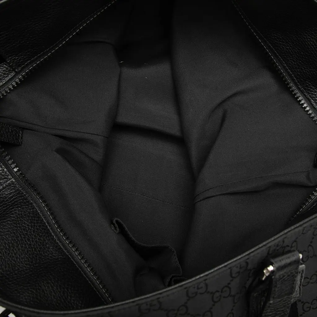 Gucci GG Nylon Web Tote Black Polyamide Very good - Model View