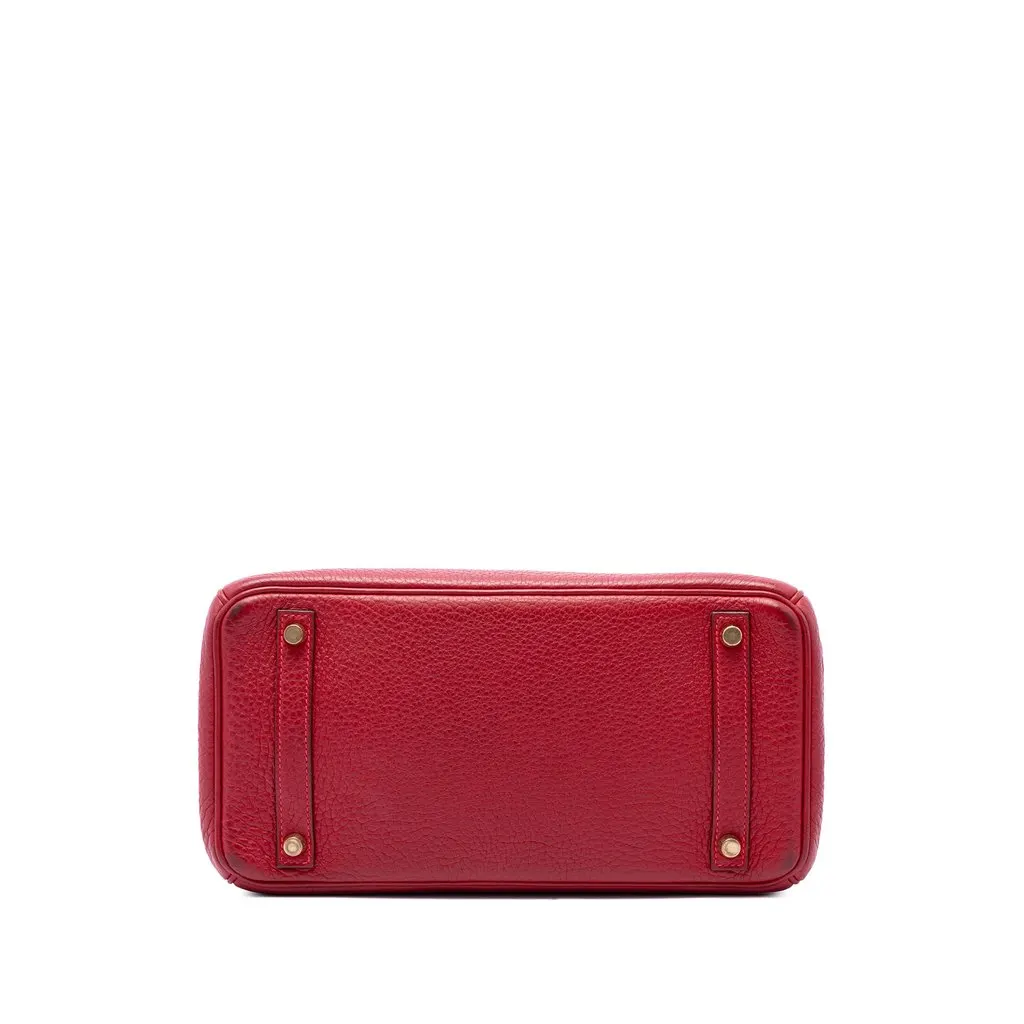 Hermès Clemence Birkin Retourne 30 Red Leather Very good - Inside View