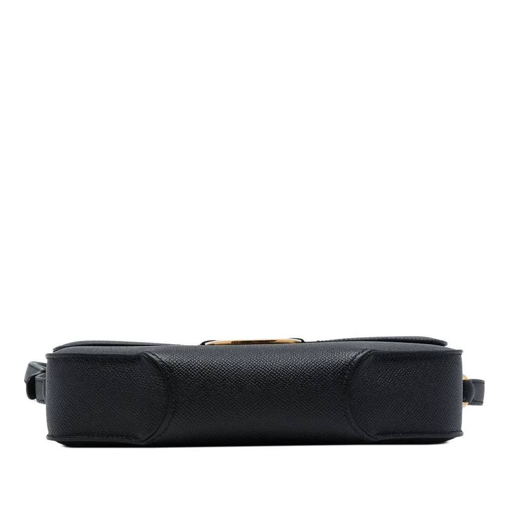 Hermès Epsom Cherche Midi 25 Black Leather Very good - Inside View