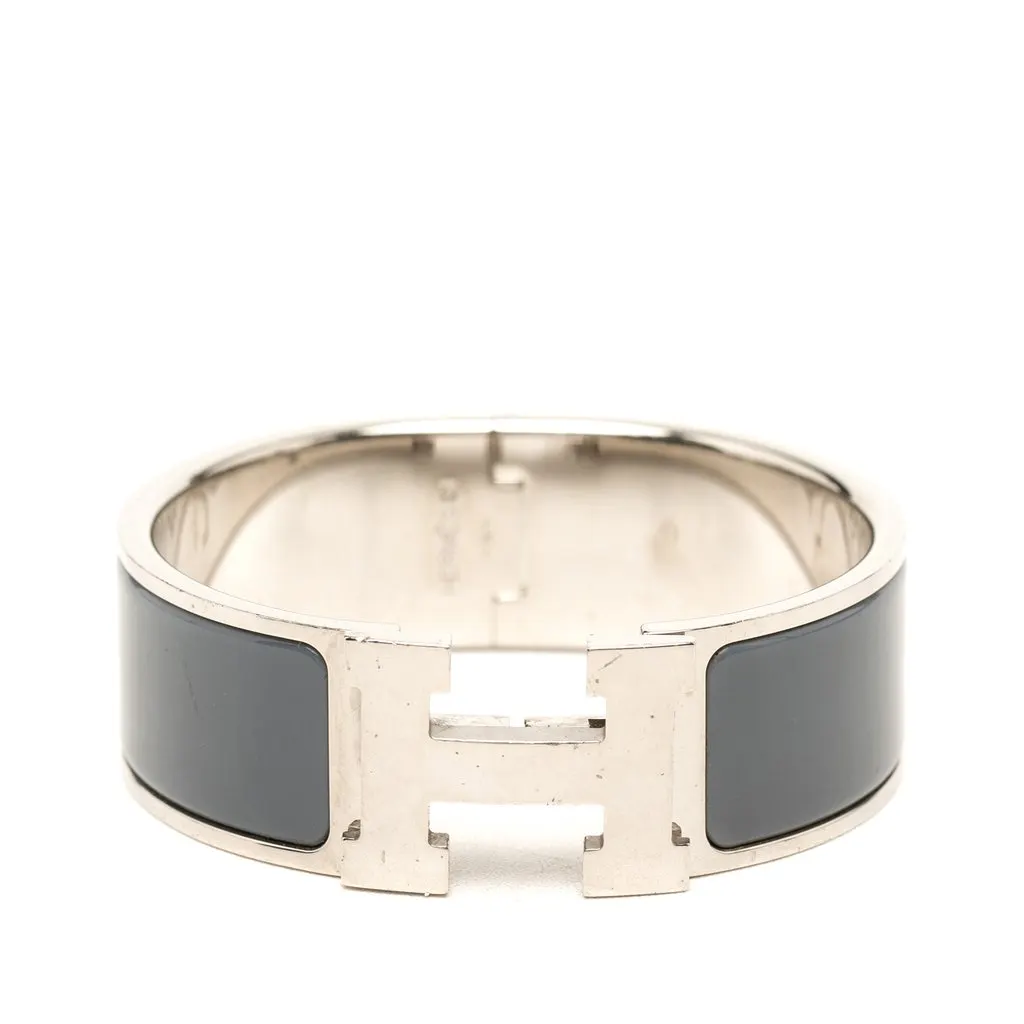 Hermès Wide Enamel Clic Clac H Bracelet PM MultiColor Very good - Front View