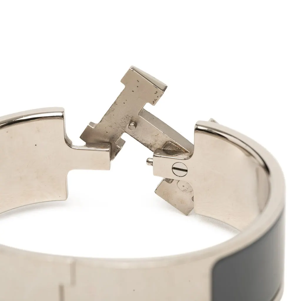 Hermès Wide Enamel Clic Clac H Bracelet PM MultiColor Very good - Box View