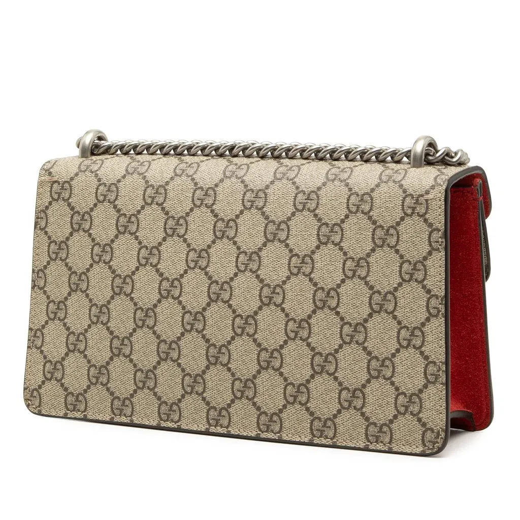 Gucci Medium GG Supreme Dionysus Crossbody Beige Very good - Back View