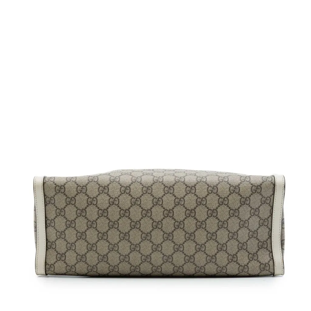 Gucci Medium GG Supreme Padlock Tote Beige Very good - Inside View