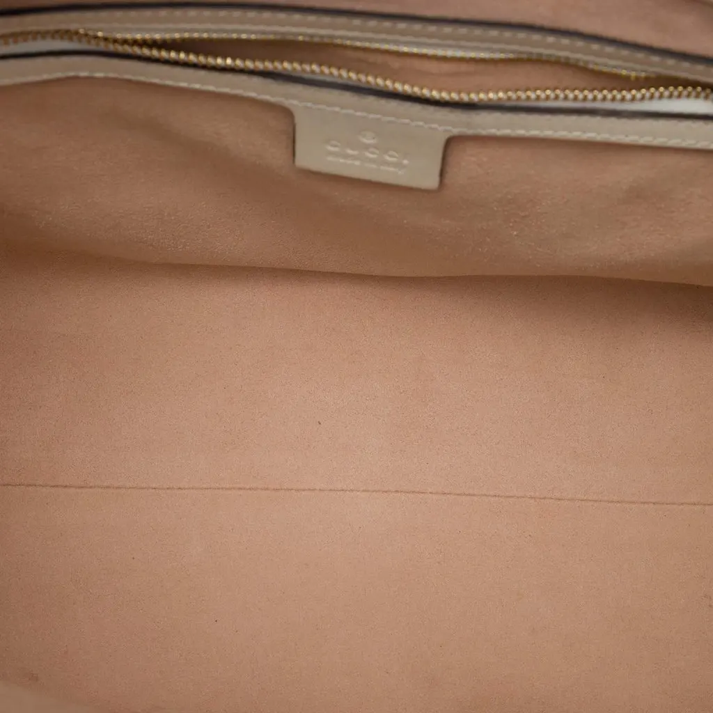 Gucci Medium GG Supreme Padlock Tote Beige Very good - Model View