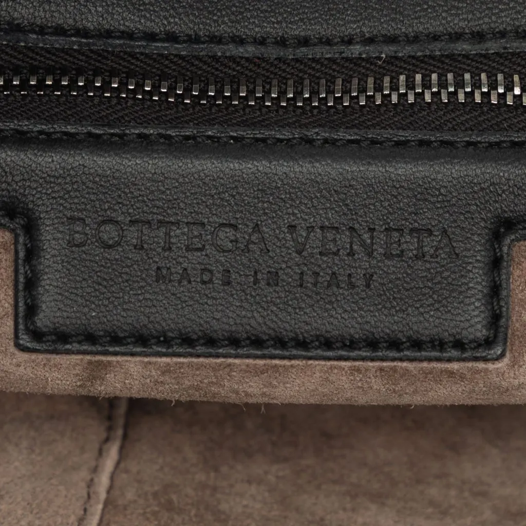 Bottega Veneta Nappa Intrecciato Nodini Crossbody Black Leather Very good - Box View