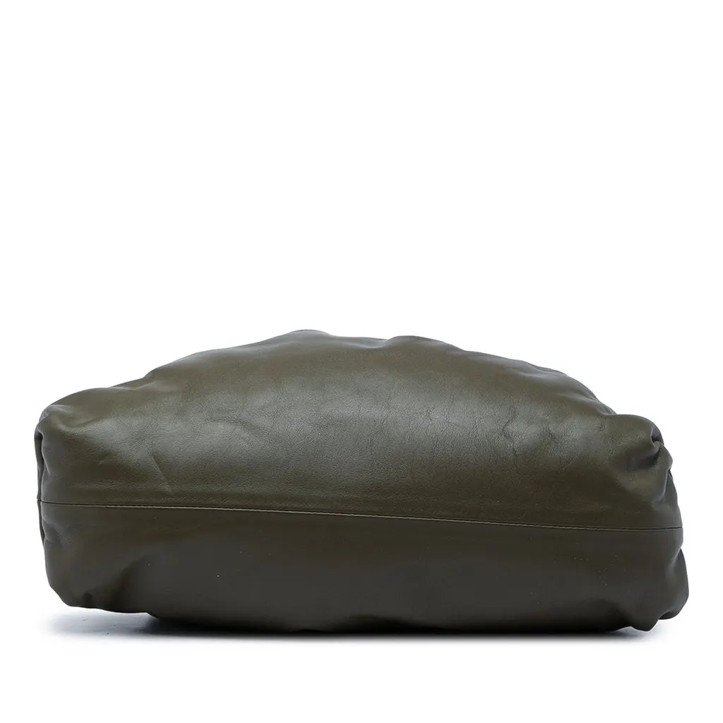 Bottega Veneta Lambskin The Pouch Brown Leather Very good - Inside View