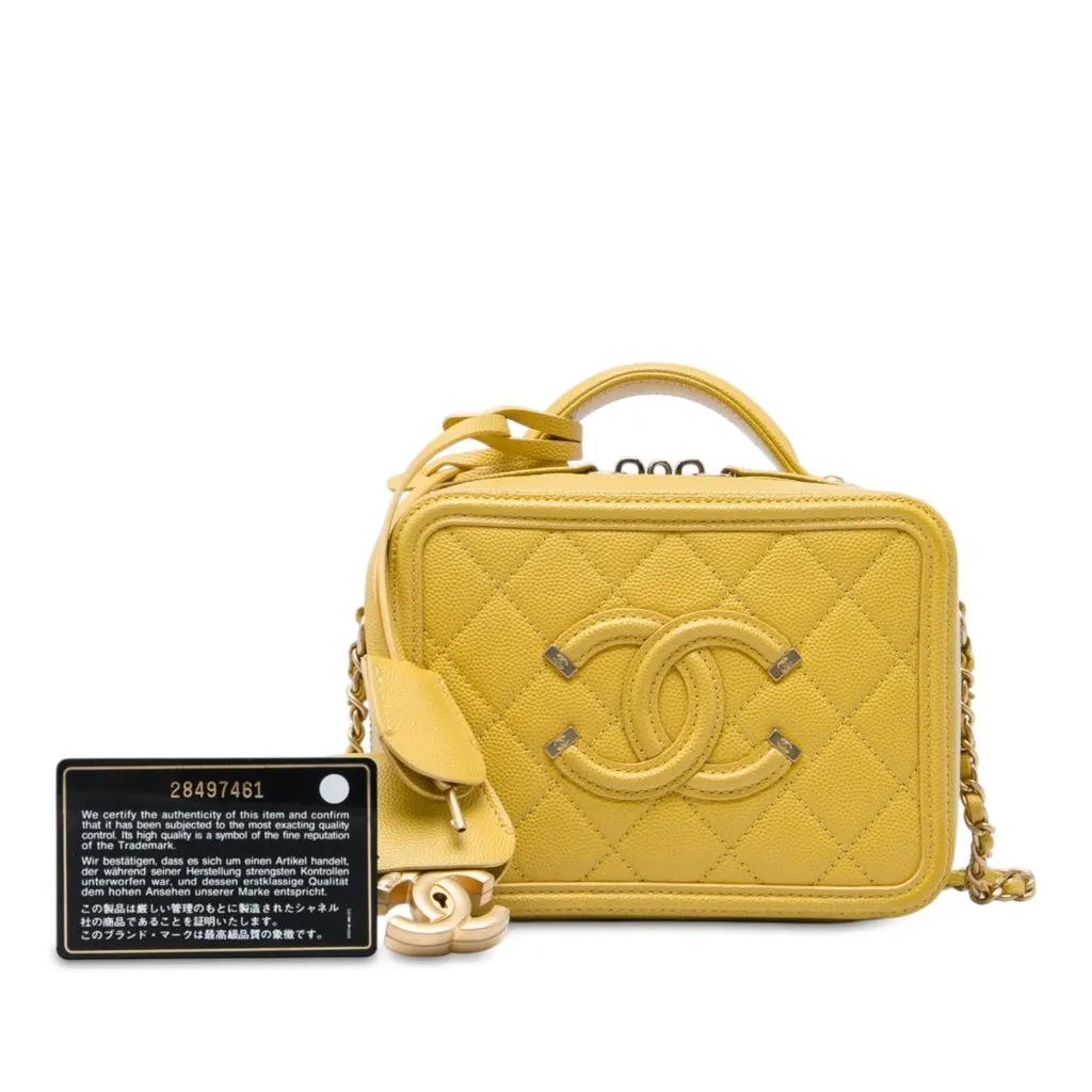 Chanel Small Caviar CC Filigree Vanity | Libas Collective