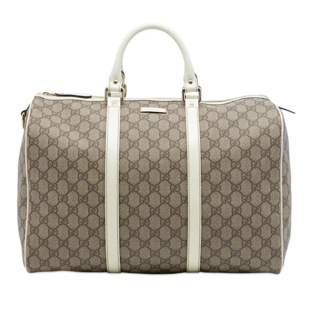Gucci Large GG Supreme Joy Boston Bag Beige Very good - Front View