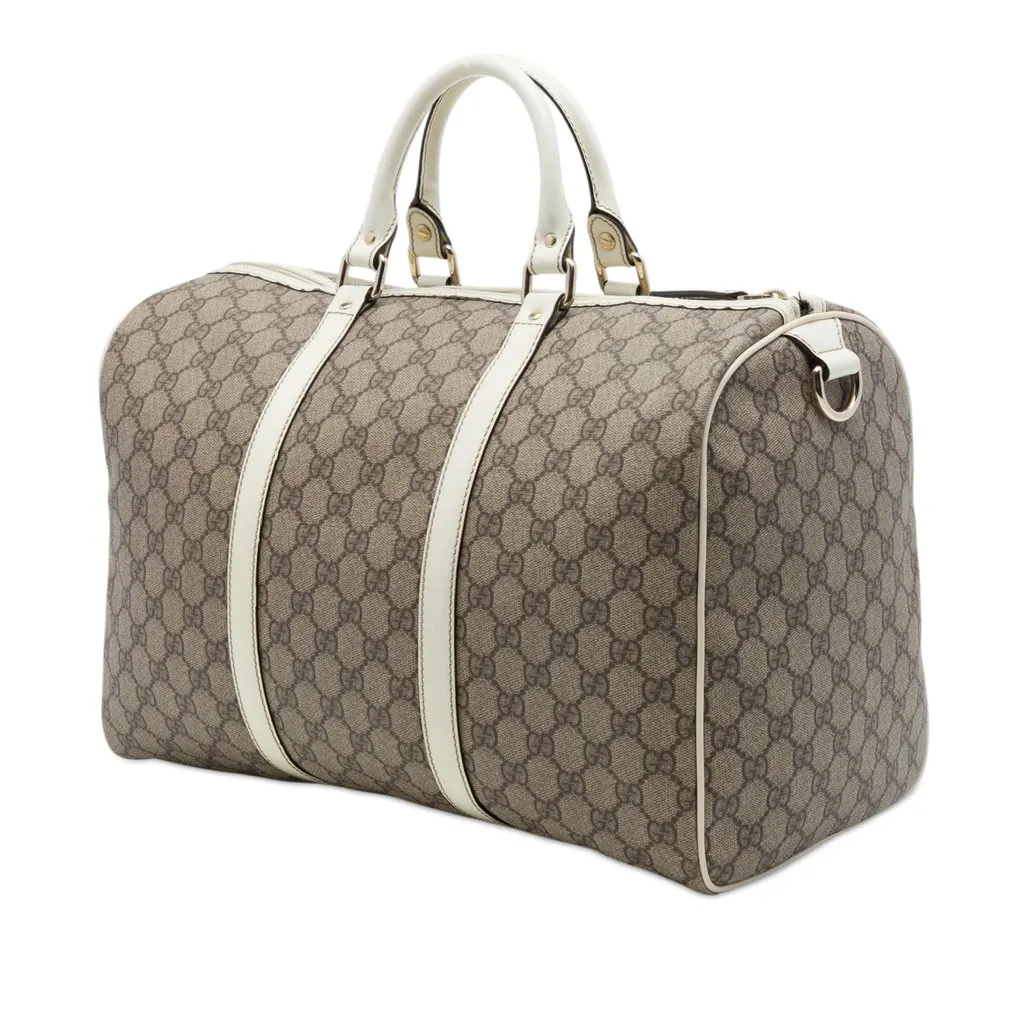Gucci Large GG Supreme Joy Boston Bag Beige Very good - Back View