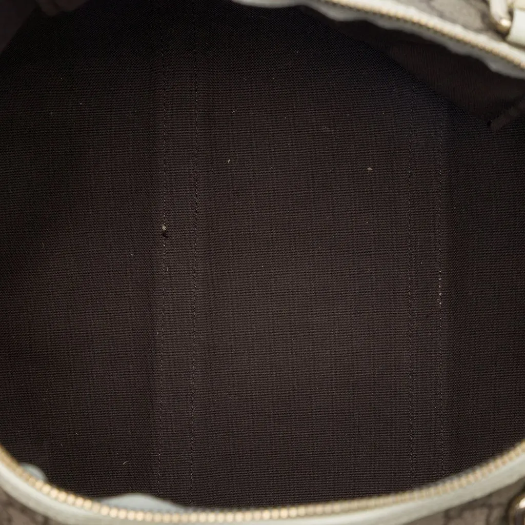 Gucci Large GG Supreme Joy Boston Bag Beige Very good - Model View