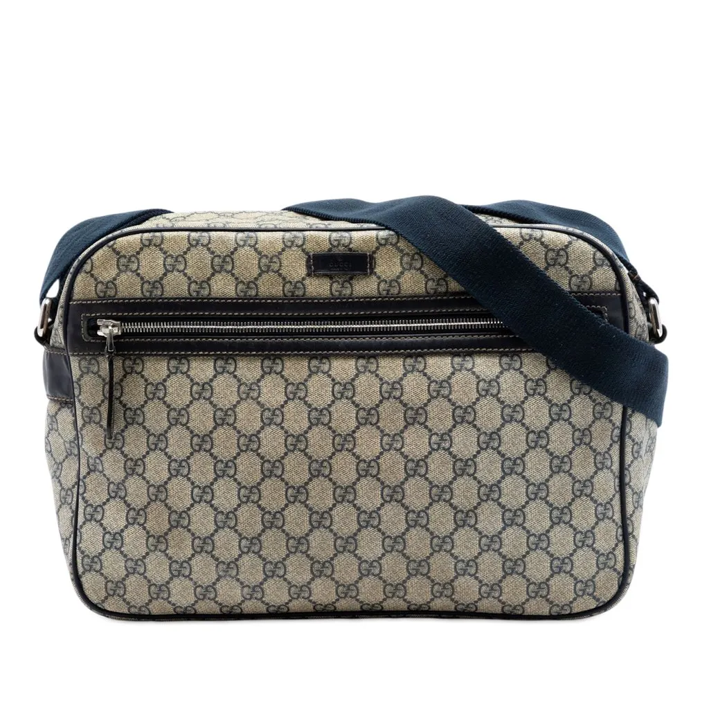 Gucci GG Supreme Crossbody Beige Good - Front View