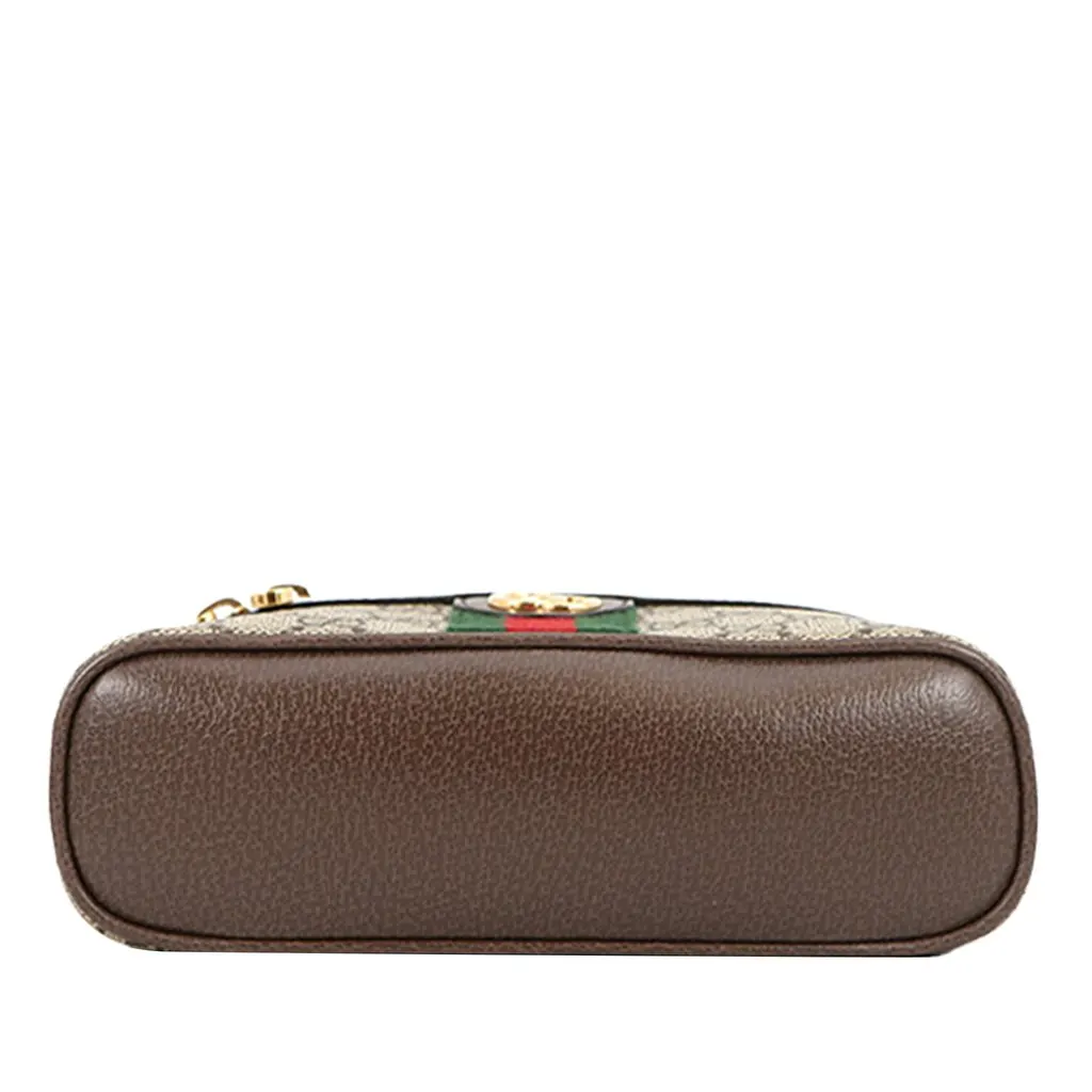 Gucci Small GG Supreme Web Ophidia Vanity Bag Beige Very good - Inside View