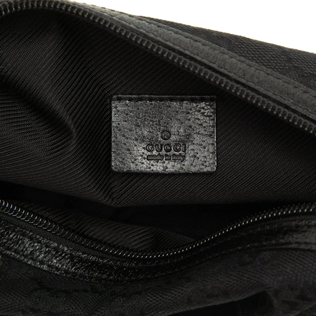 Gucci GG Canvas Cosmetic Pouch Black Very good - Box View