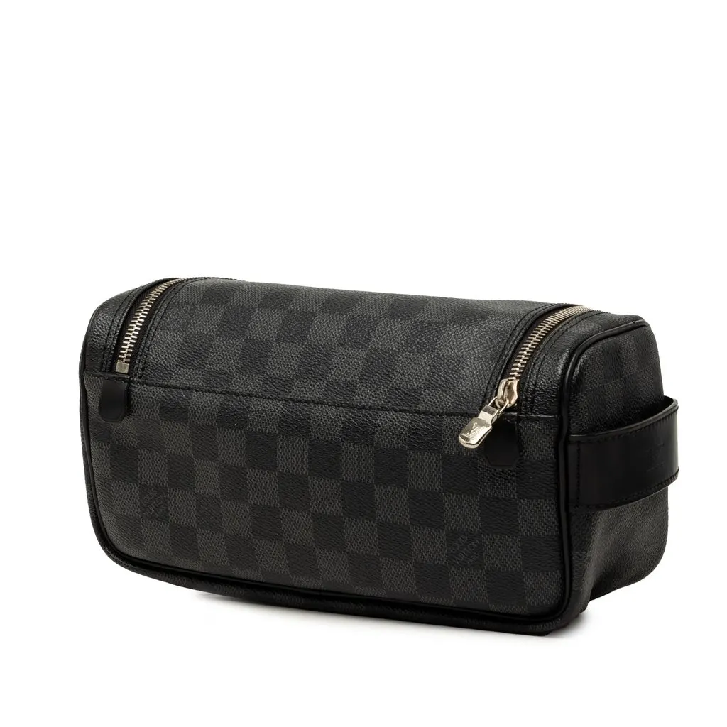Louis Vuitton Damier Graphite Toiletry Pouch Black Very good - Back View