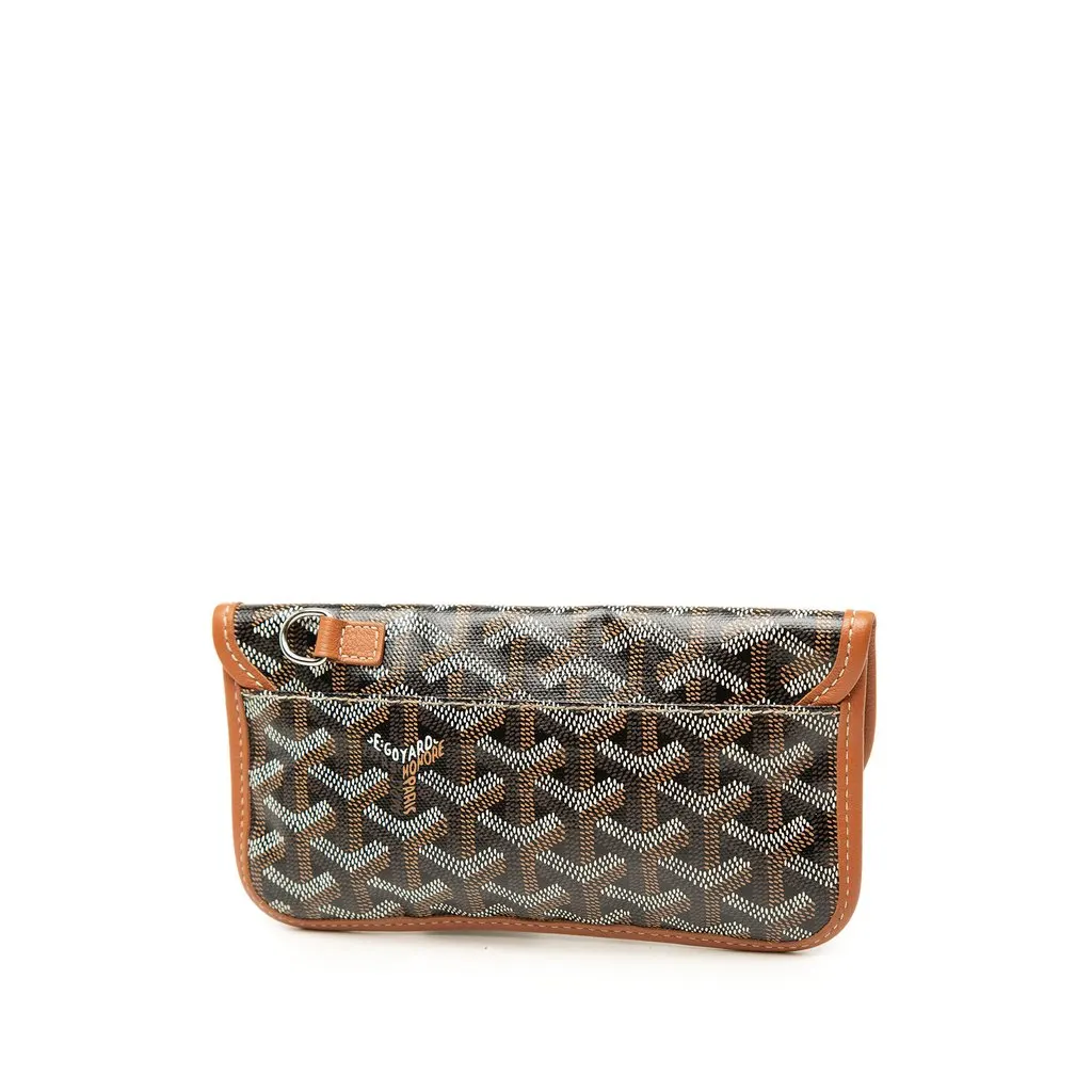 Goyard Goyardine Saint Louis Pouch Black Canvas Very good - Back View