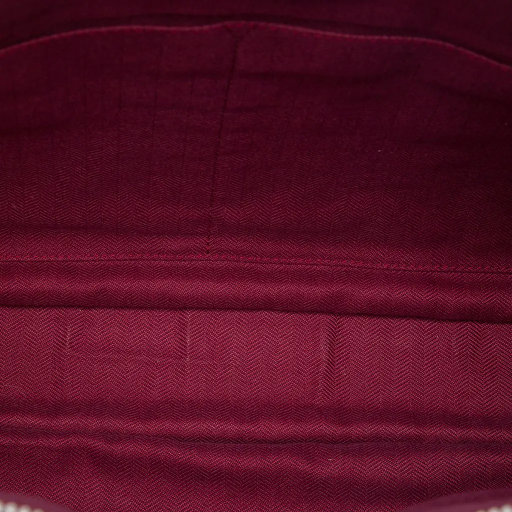 Loewe Leather Anagram Toledo Briefcase Purple Leather Good - Model View