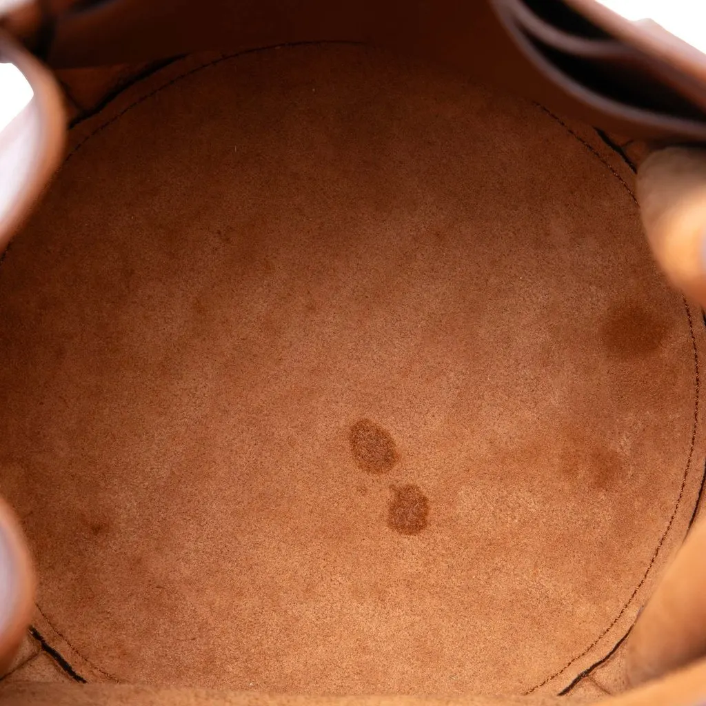 Celine Leather Big Bag Bucket Brown Leather Good - Model View