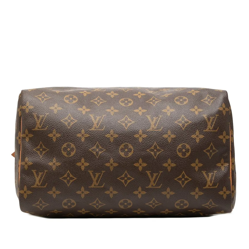Louis Vuitton Monogram Speedy 30 Brown Good - Inside View