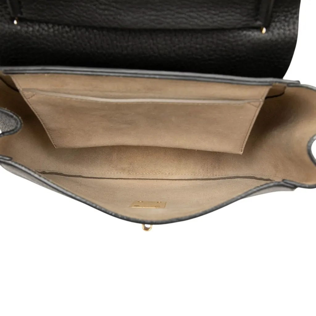 Chloé Small Leather Drew Crossbody Black Leather Very good - Model View