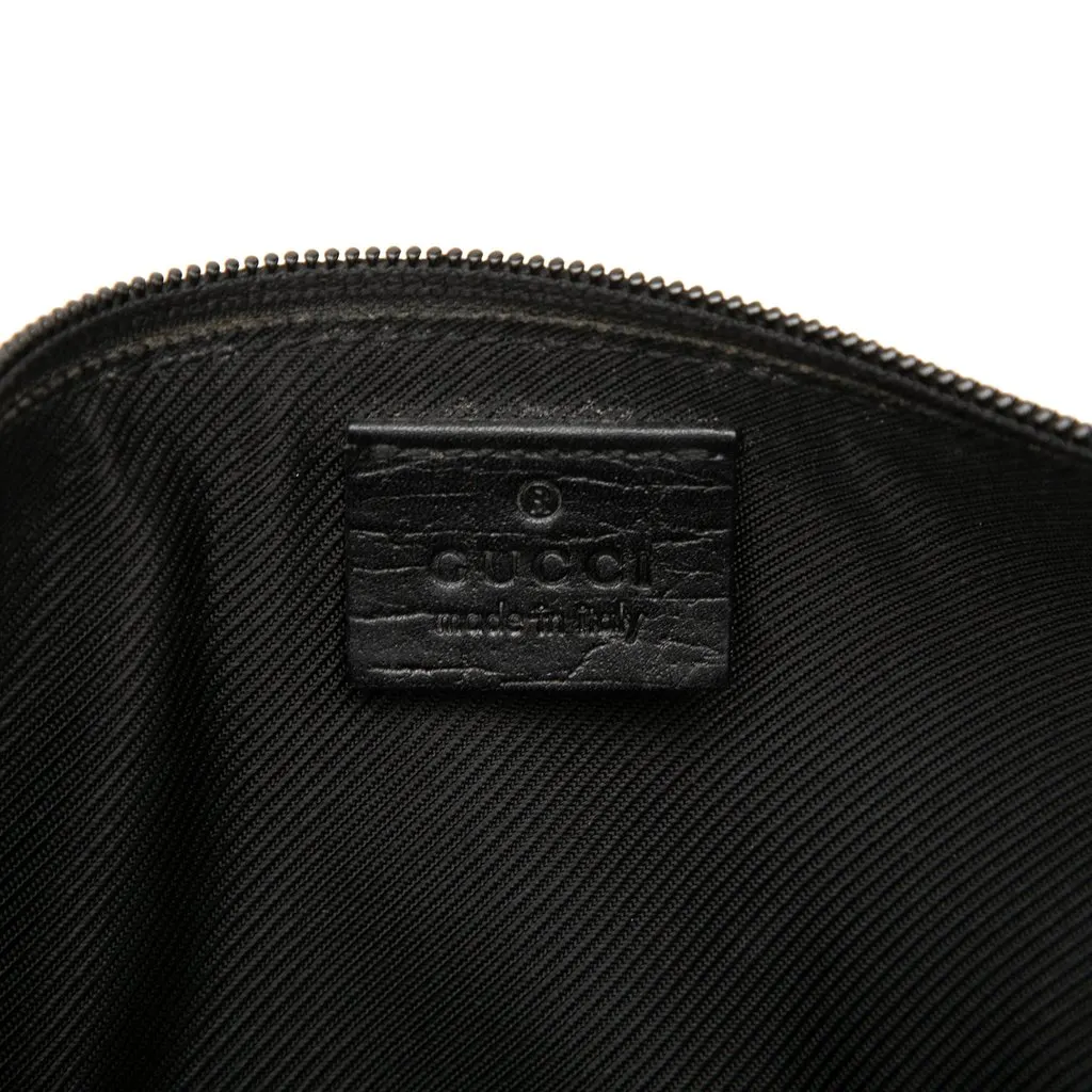Gucci GG Canvas Web Boat Black Canvas Good - Box View