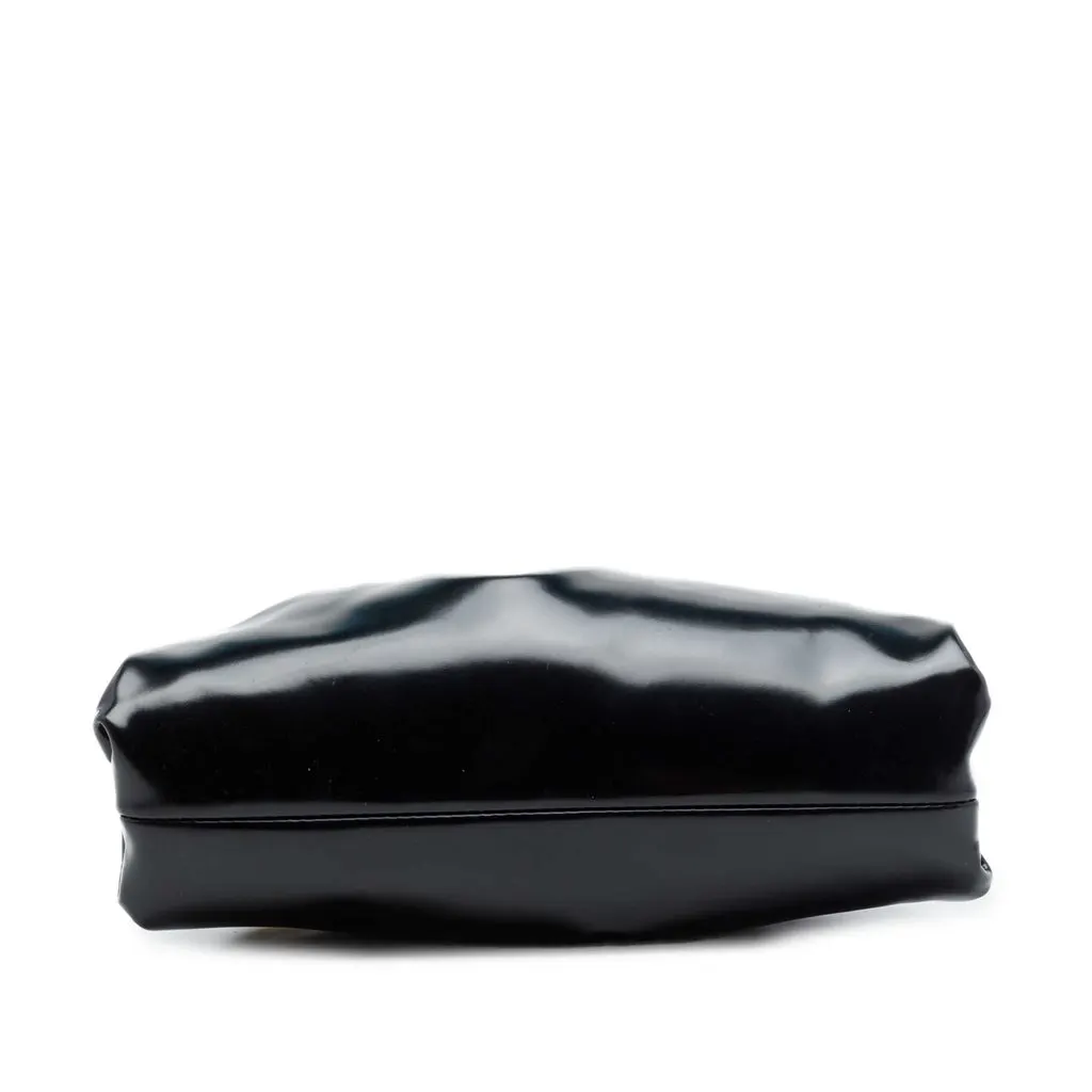 Bottega Veneta Brushed Calfskin The Mini Pouch Black Leather Very good - Inside View