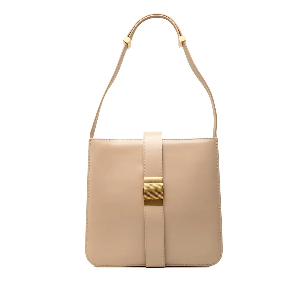 Bottega Veneta Nappa Marie Shoulder Bag Pink Leather Very good - Front View