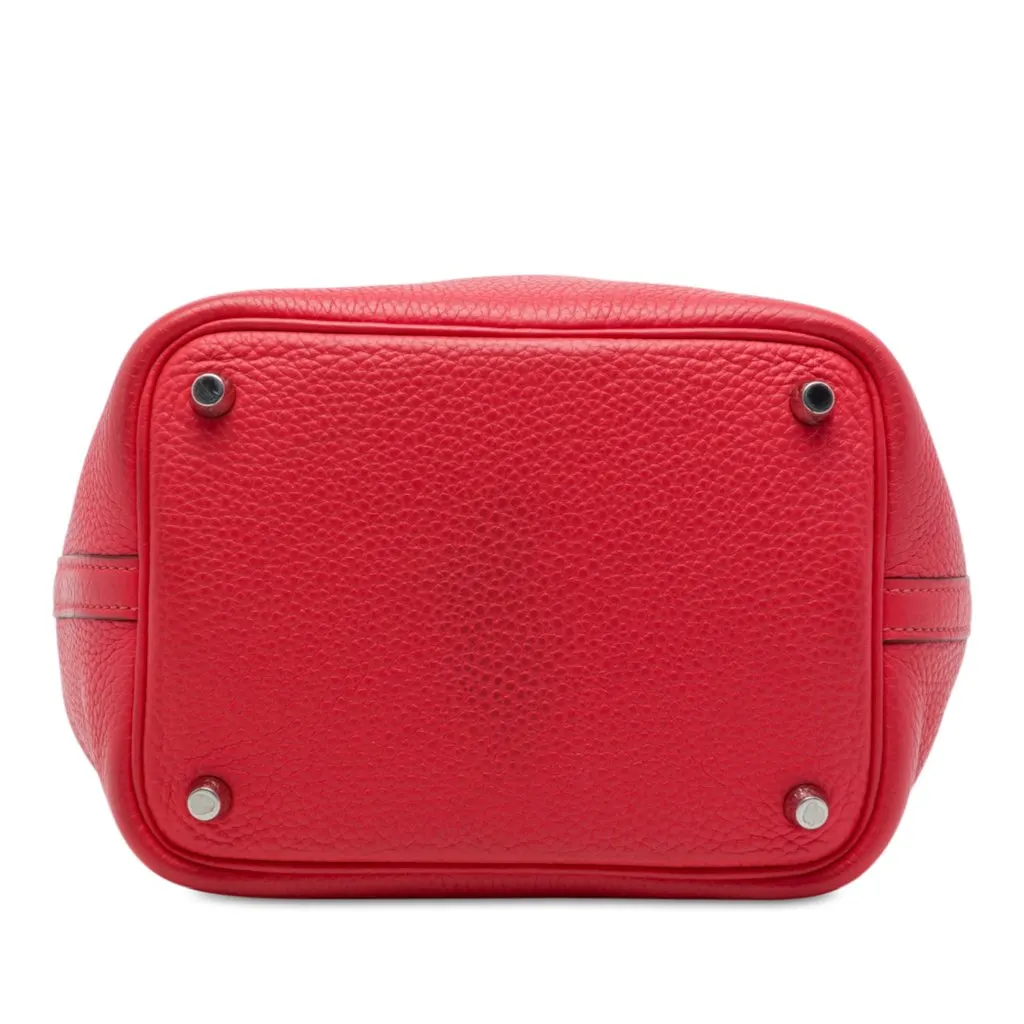 Hermès Clemence Picotin Lock 18 Red Leather Very good - Inside View