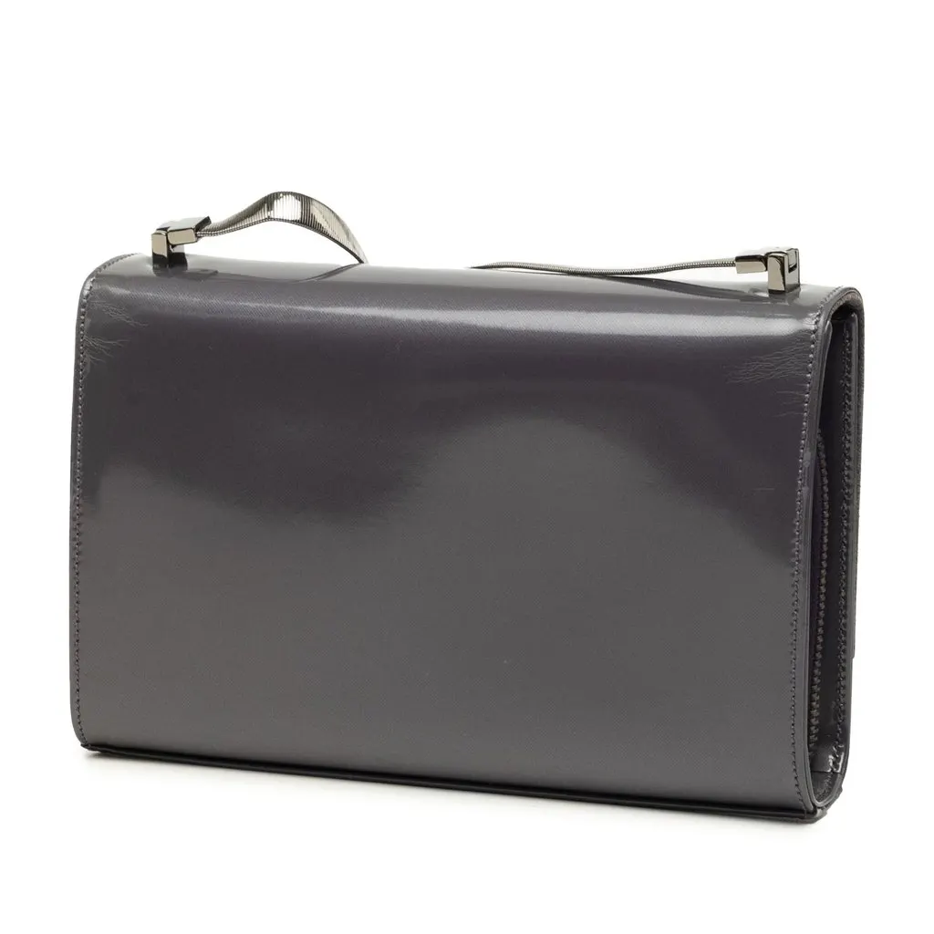 Gucci Patent Shoulder Bag MultiColor Leather Very good - Back View
