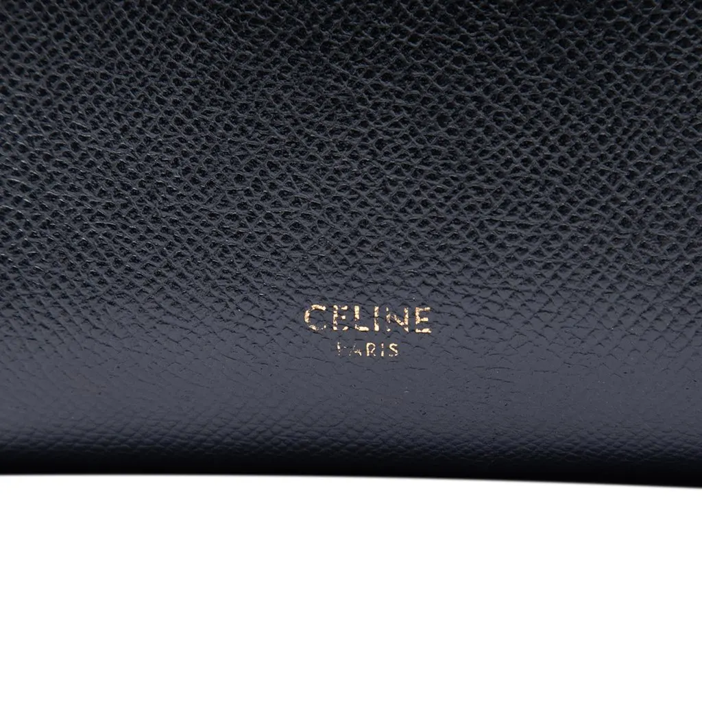 Celine Pico Grained Calfskin Belt Bag Black Leather Good - Box View