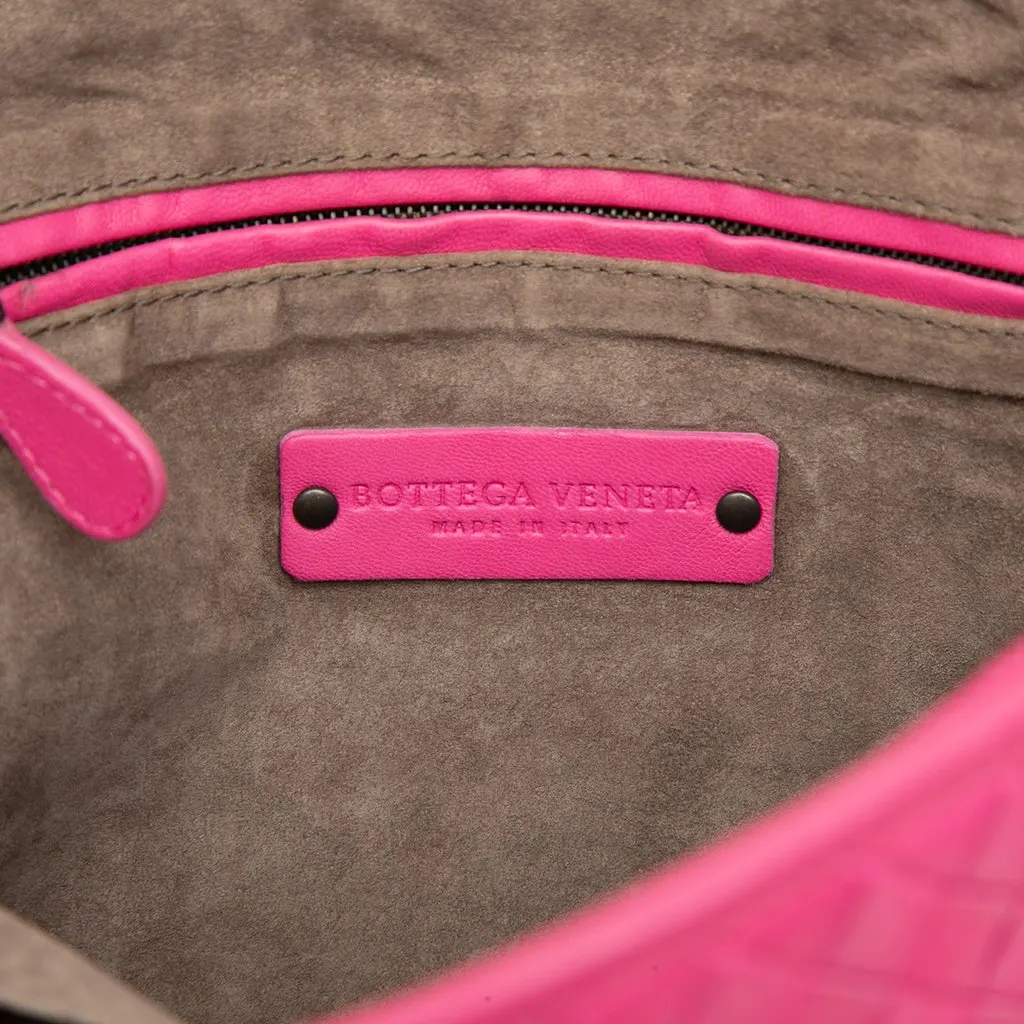 Bottega Veneta Nappa Intrecciato Nodini Crossbody Pink Leather Very good - Box View