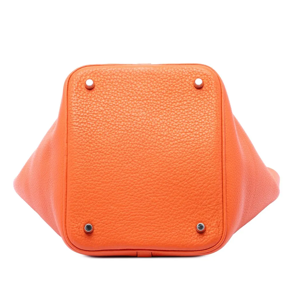 Hermès Clemence Picotin Lock 22 Orange Leather Very good - Inside View