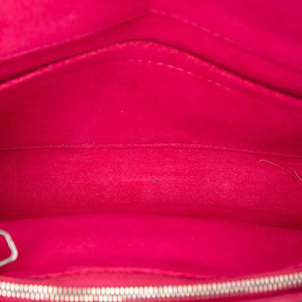 Louis Vuitton Epi Louise PM Pink Leather Very good - Model View