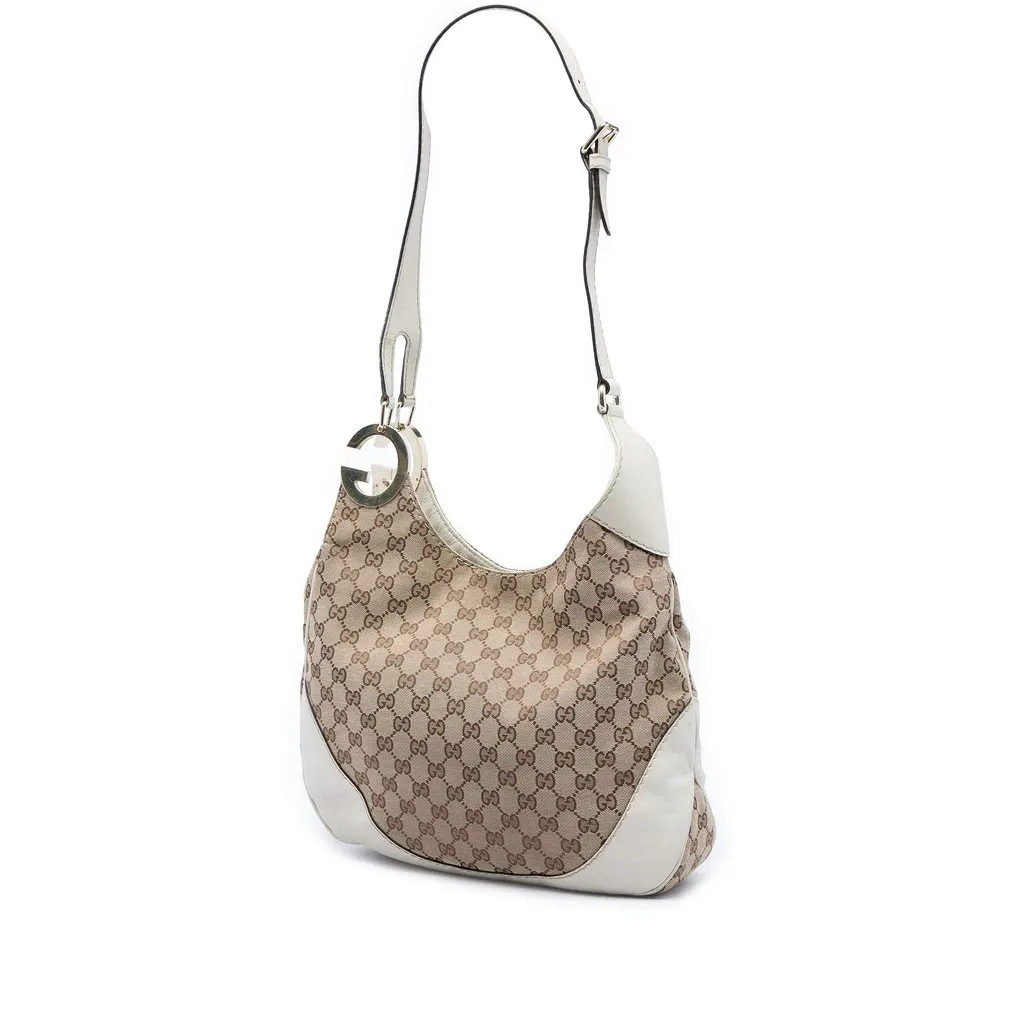 Gucci GG Canvas Charlotte Crossbody Beige Very good - Back View
