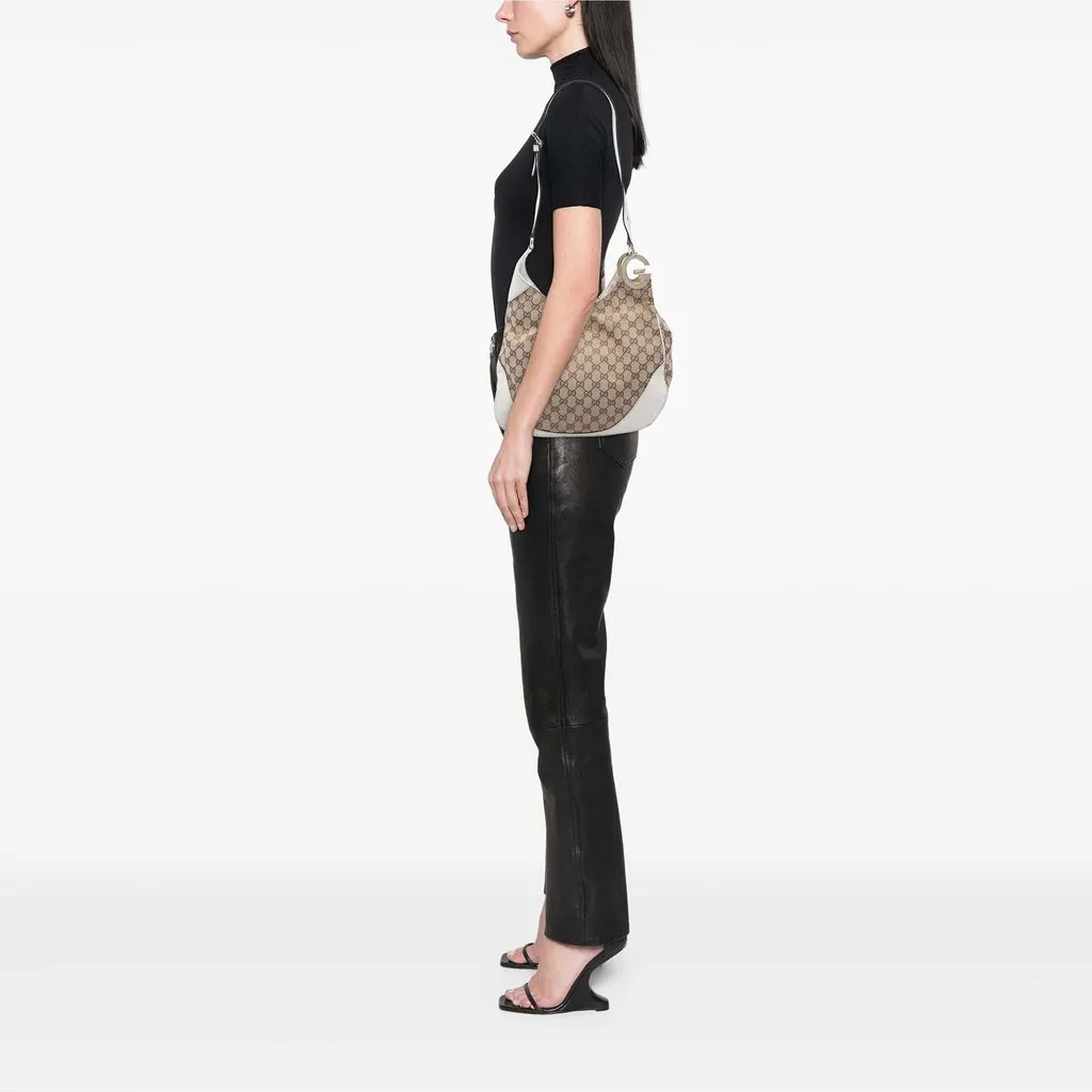 Gucci GG Canvas Charlotte Crossbody Beige Very good - Box View