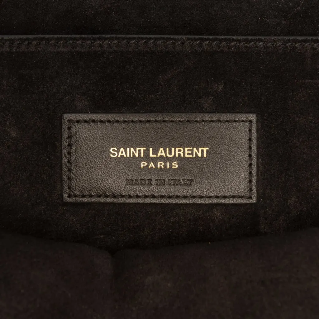 Saint Laurent Small Calfskin Dylan Crossbody Black Leather Very good - Box View