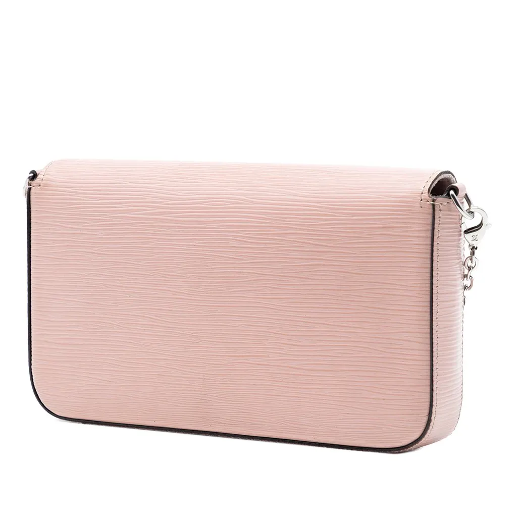 Louis Vuitton Epi Pochette Felicie Pink Leather Very good - Back View