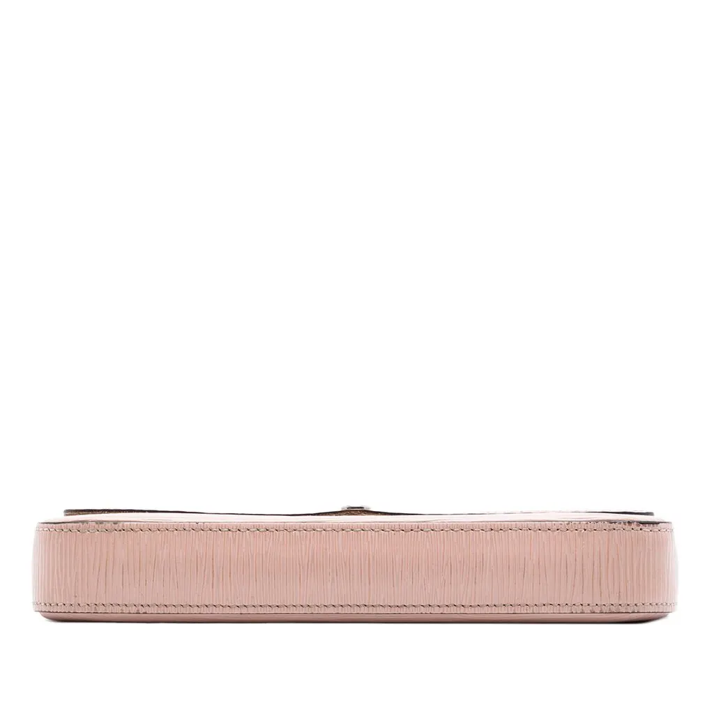 Louis Vuitton Epi Pochette Felicie Pink Leather Very good - Inside View