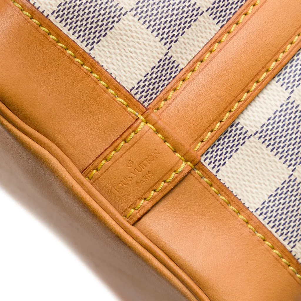 Louis Vuitton Damier Azur Noe BB White Very good - Box View