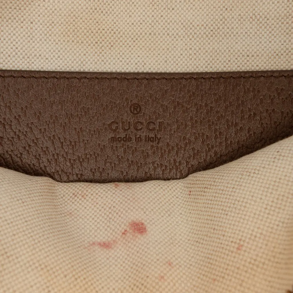 Gucci Jumbo GG Canvas Pouch Brown Canvas Good - Box View