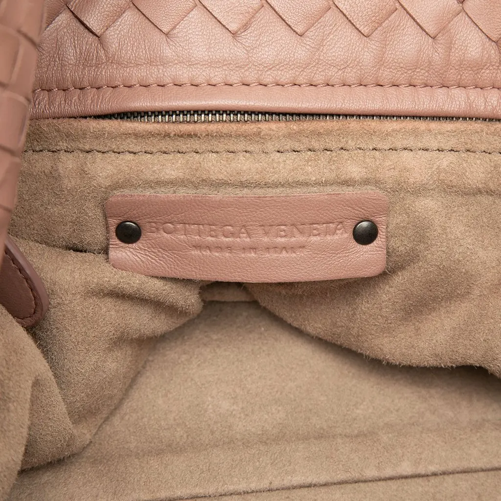 Bottega Veneta Medium Nappa Intrecciato Garda Tote Brown Leather Very good - Box View