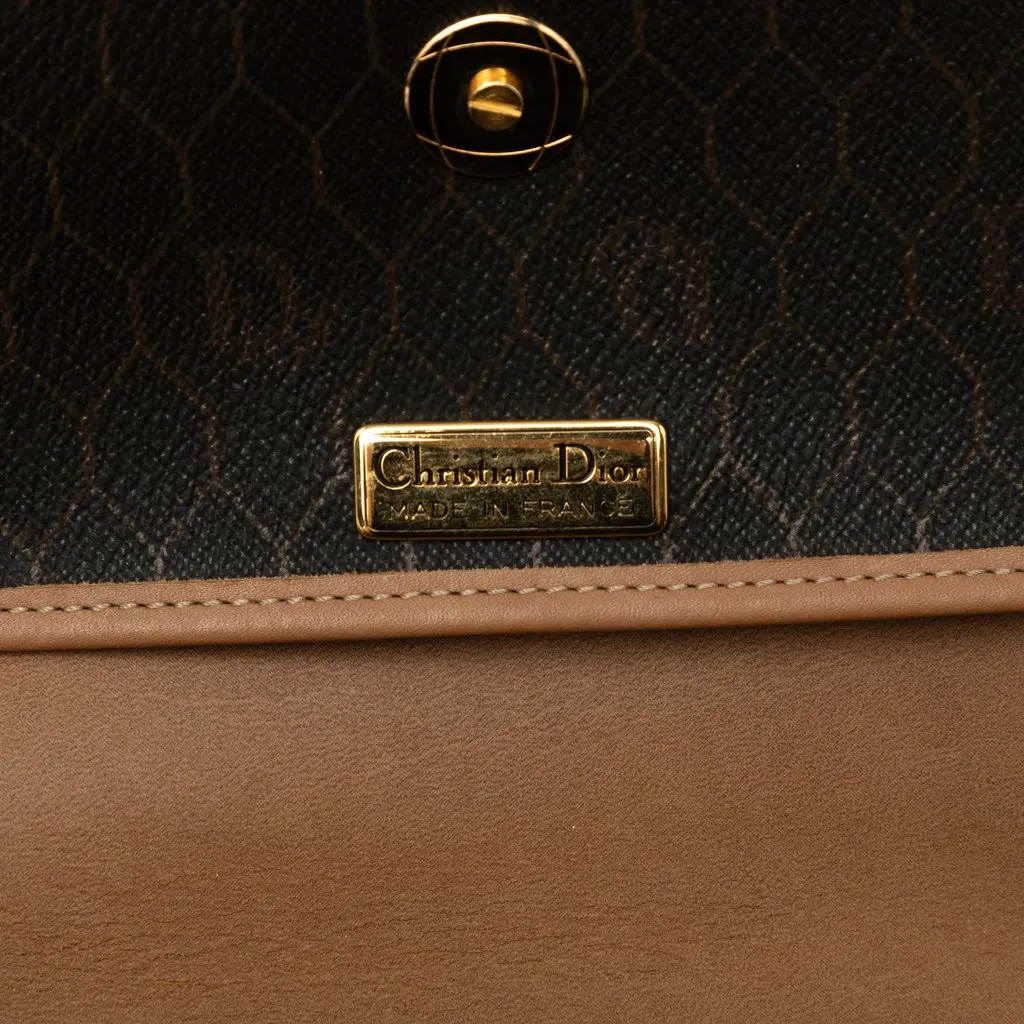 Dior Honeycomb Coated Canvas Crossbody Black Canvas Very good - Box View