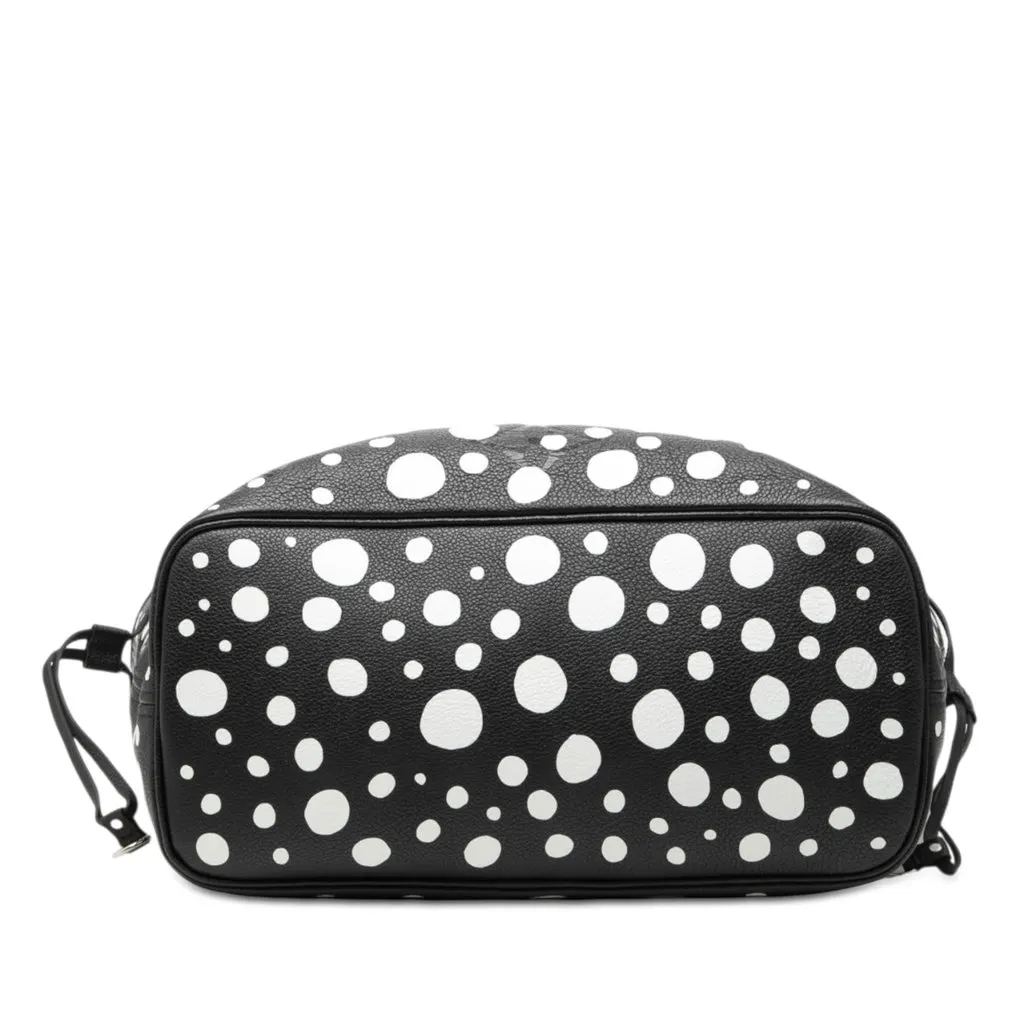 Louis Vuitton Yayoi Kusama Infinity Dots Monogram Empreinte Neverfull MM Black Leather Very good - Inside View