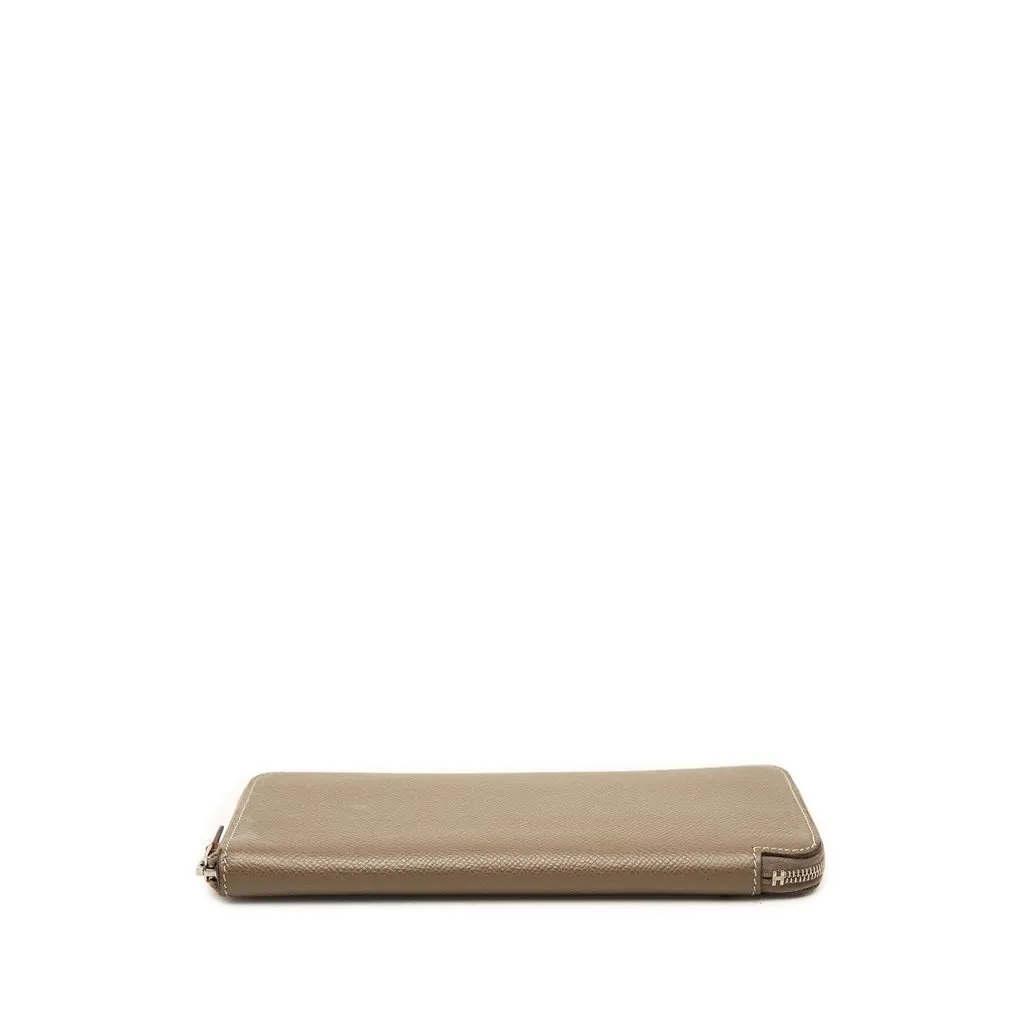 Hermès Epsom Azap Silk In Long Wallet Brown Leather Very good - Inside View