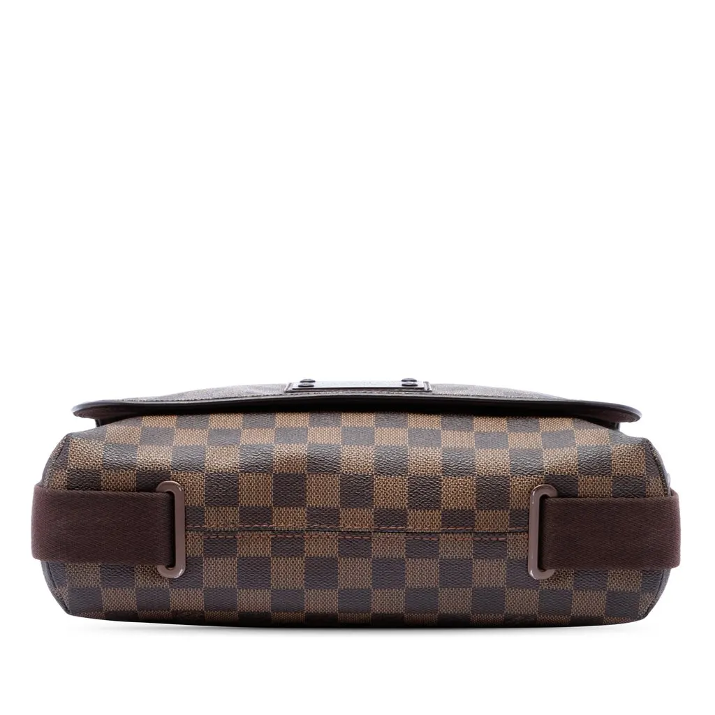 Louis Vuitton Damier Ebene Brooklyn MM Brown Very good - Inside View