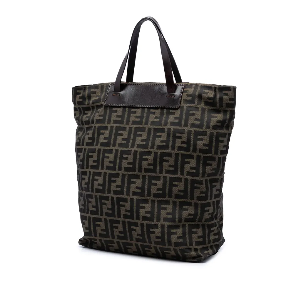 Fendi Zucca Canvas Tote Brown Very good - Back View