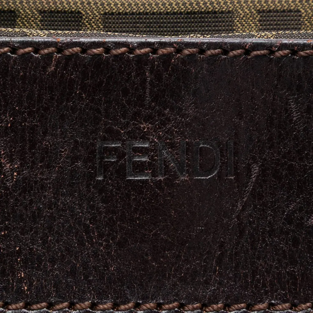 Fendi Zucca Canvas Tote Brown Very good - Box View