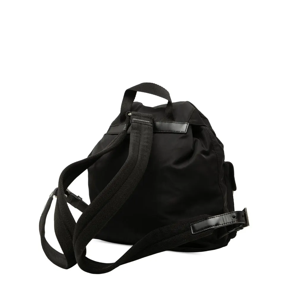 Prada Tessuto Backpack Black Good - Back View