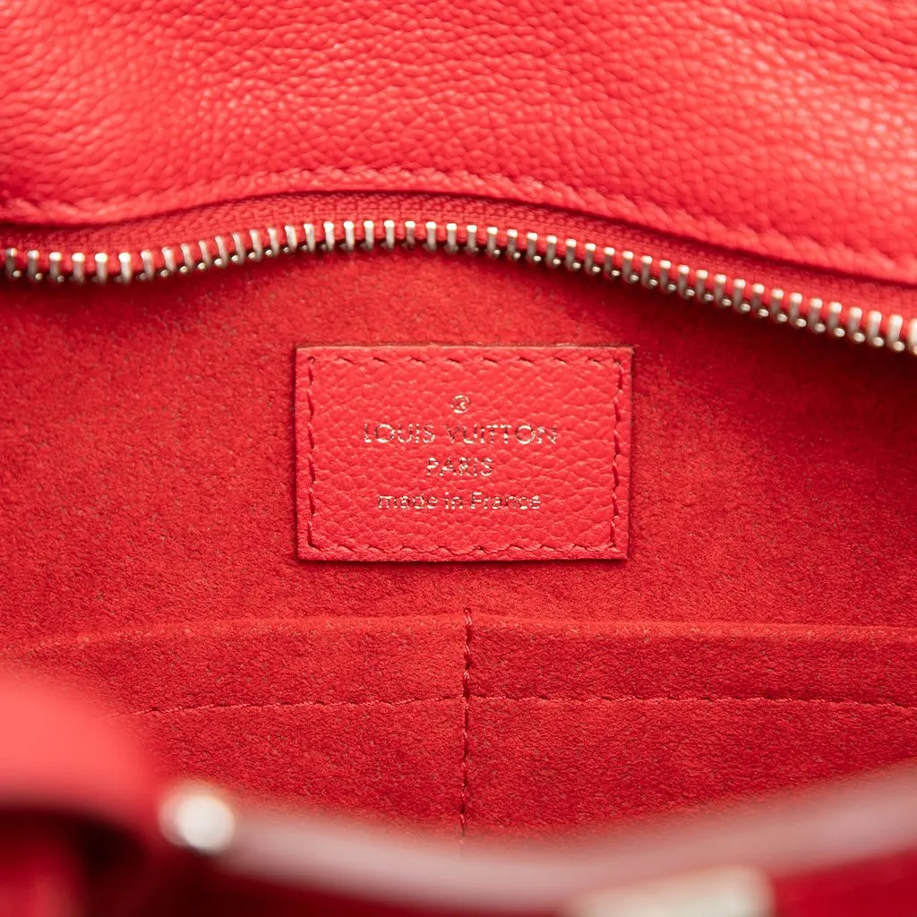 Louis Vuitton Monogram Very Leather Very Zipped Red Leather Very good - Box View