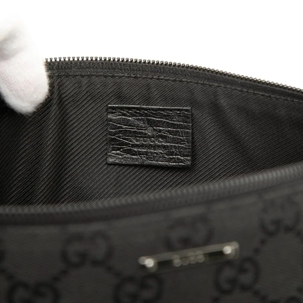 Gucci GG Canvas Boat Black Canvas Good - Box View